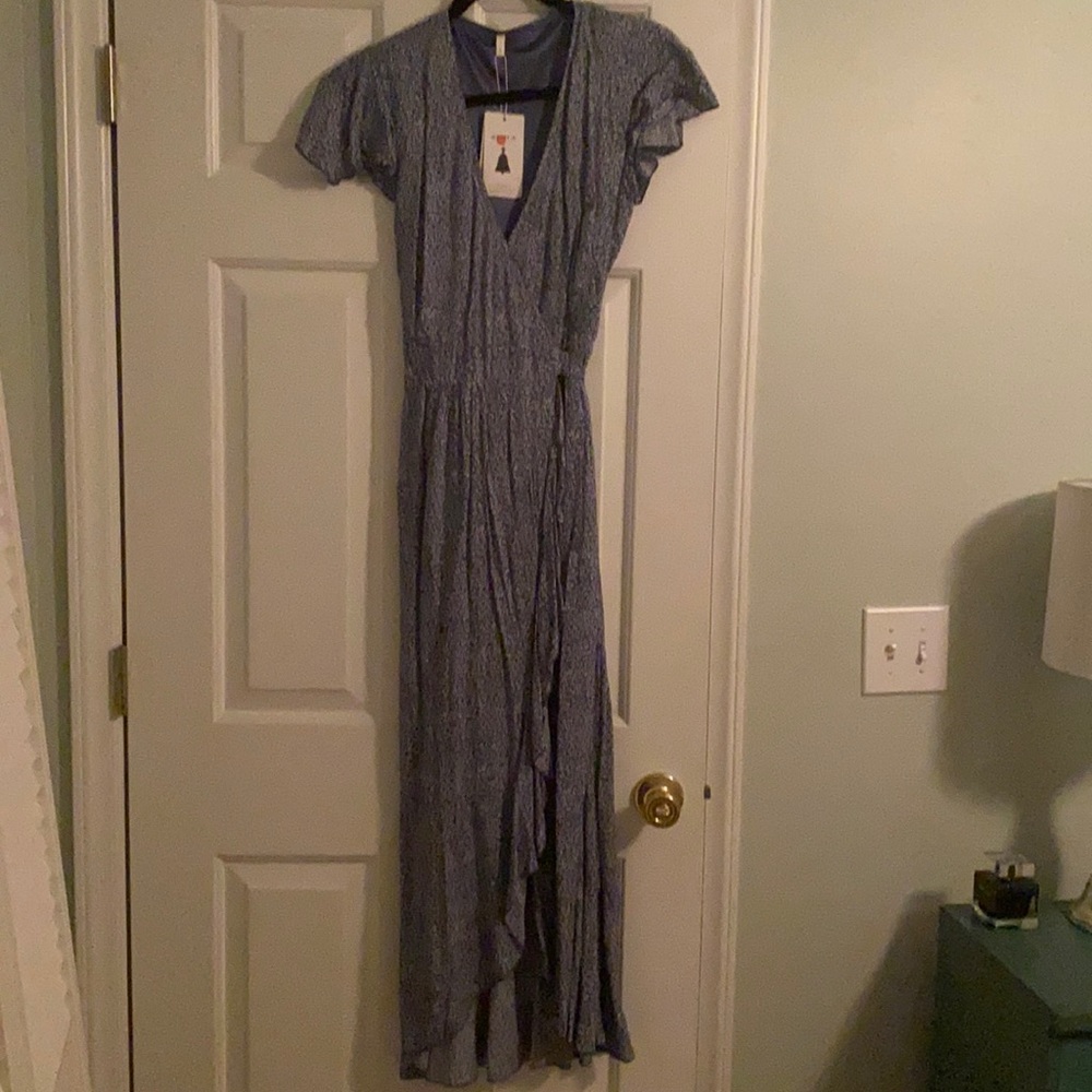 wrap maxi dress